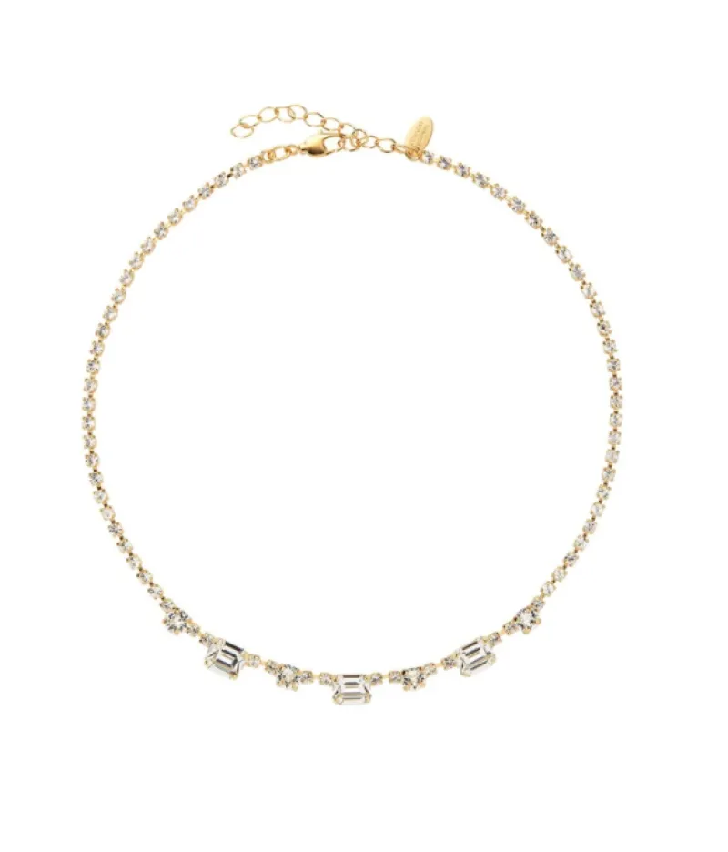 Corinna Halsband / Crystal (Guld)>Caroline Svedbom Outlet