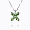 Crystal Star Halsband / Peridot (Rhodium)>Caroline Svedbom Best
