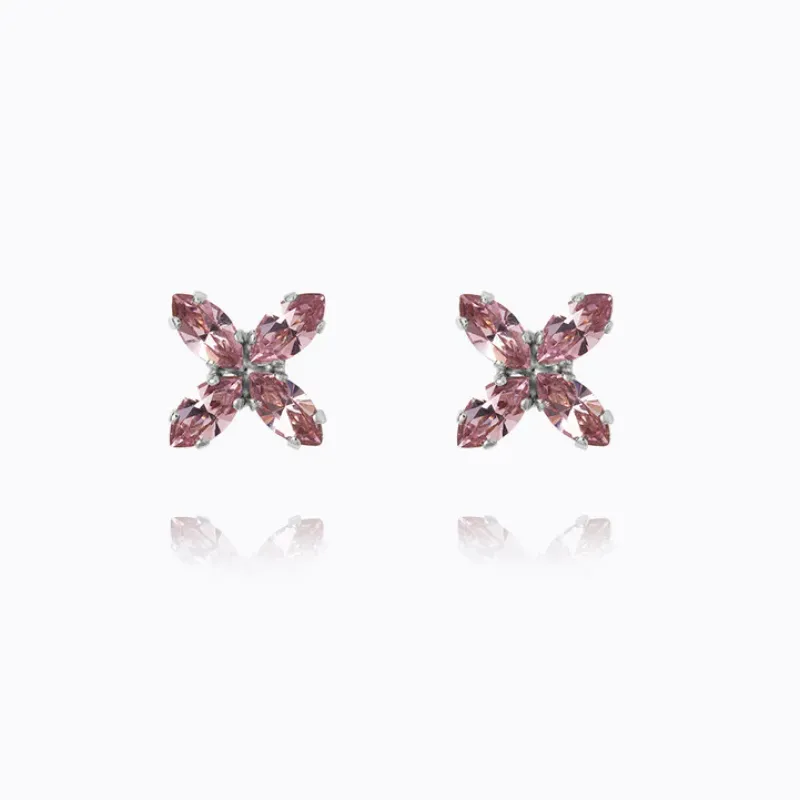 Crystal Star Örhängen / Light Amethyst (Rhodium)>Caroline Svedbom New