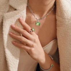 Caroline Svedbom Daria Armband / Peridot (Rhodium)>Caroline Svedbom Armband New