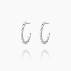 Evelyne Loops Örhängen Crystal – Rhodium>Caroline Svedbom New