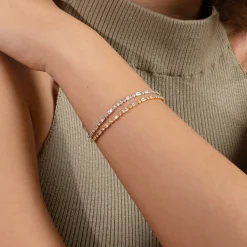 Caroline Svedbom Evelyne Armband Crystal – Guld>Caroline Svedbom Armband Outlet