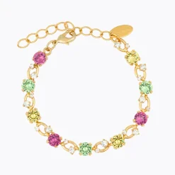 Caroline Svedbom Fay Armband, Autumn Bloom Combo – Guld>Caroline Svedbom Armband Discount