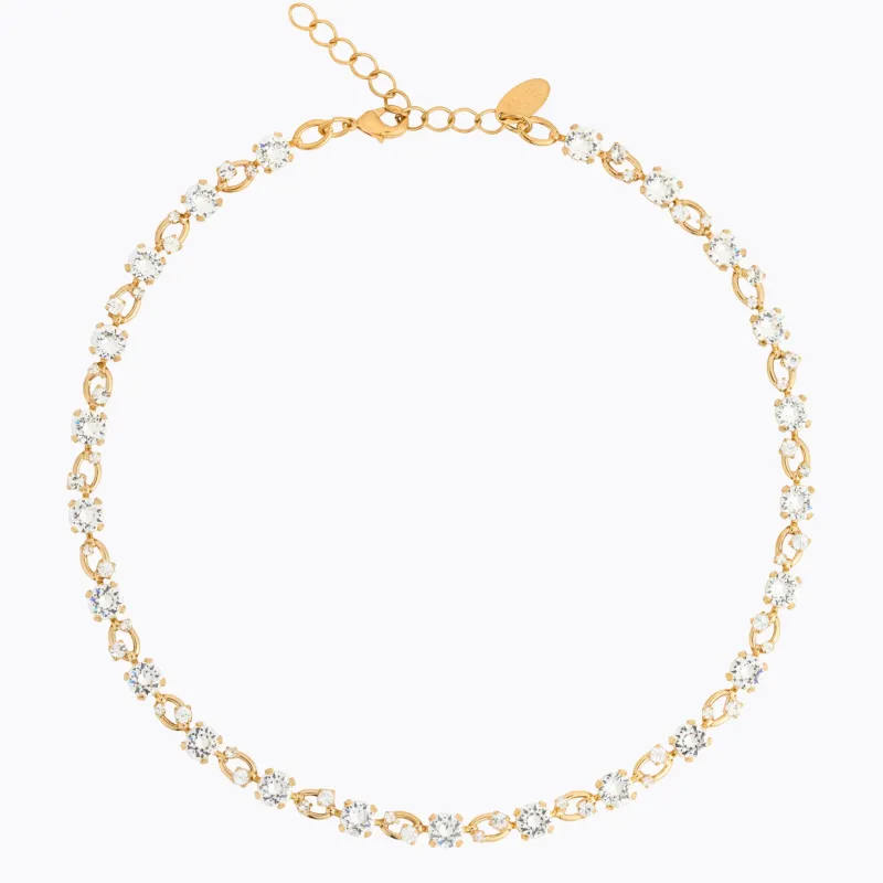 Fay Halsband, Crystal – Guld>Caroline Svedbom Hot