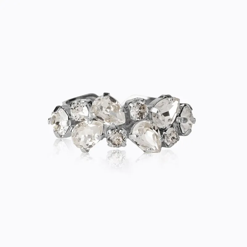 Gabriella Ring / Crystal (Rhodium)>Caroline Svedbom Outlet