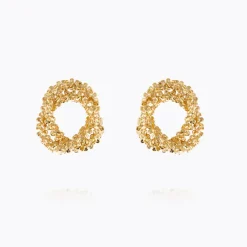 Gemma Knot Örhängen – Guld>Caroline Svedbom Sale