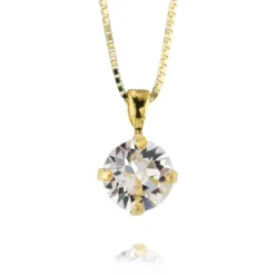Halsband Classic Stud Crystal (Guld)>Caroline Svedbom Sale