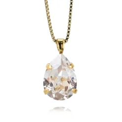 Halsband Mini Drop Crystal (Guld)>Caroline Svedbom New