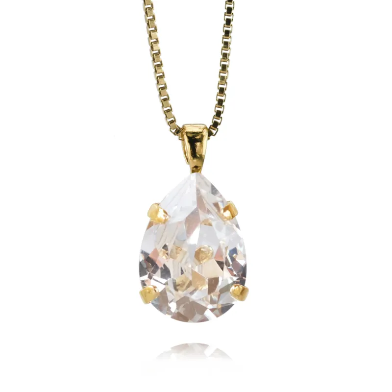 Halsband Mini Drop Crystal (Guld)>Caroline Svedbom New