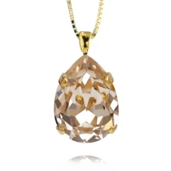 Halsband Classic Drop Silk (Guld)>Caroline Svedbom Online