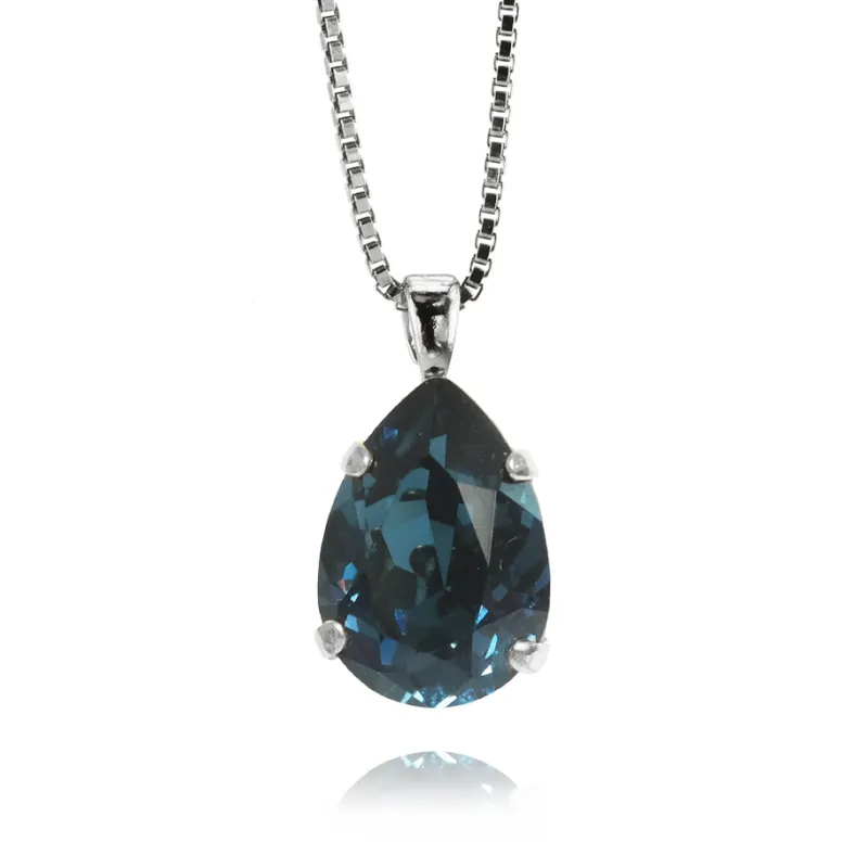 Halsband Mini Drop Montana (Rhodium)>Caroline Svedbom New