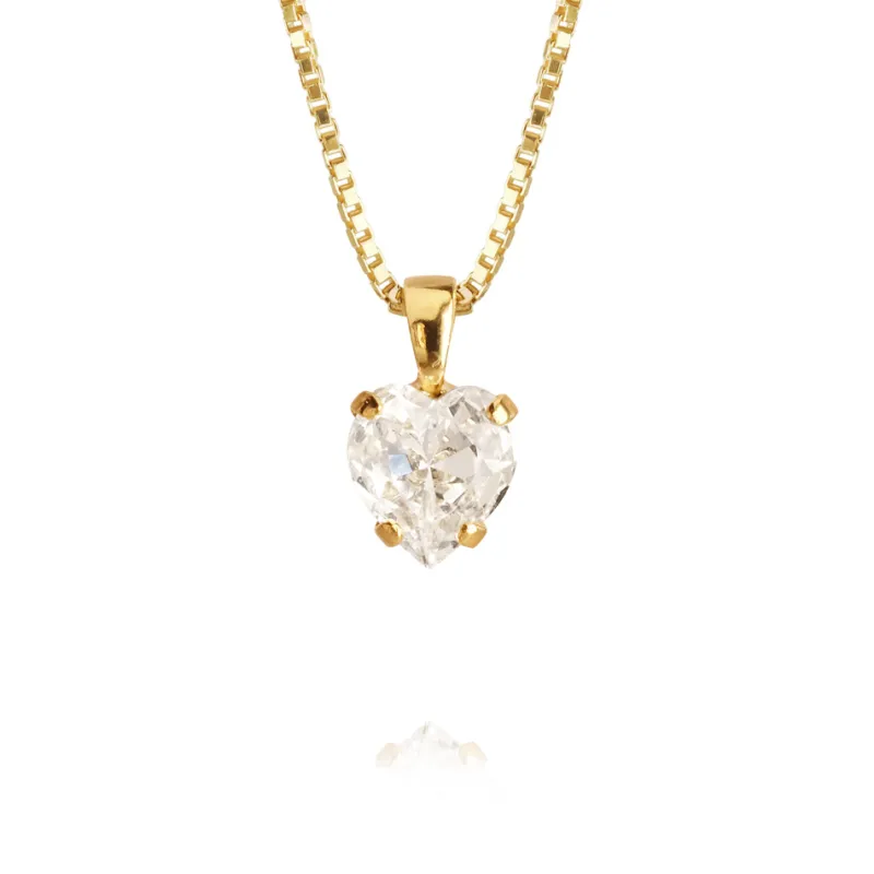 Halsband Heart Crystal (Guld)>Caroline Svedbom