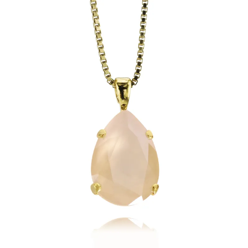 Halsband Mini Drop Ivory Cream (Guld)>Caroline Svedbom Discount