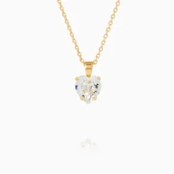 Caroline Svedbom Heart Halsband/ Crystal – Guld>Caroline Svedbom Halsband Hot