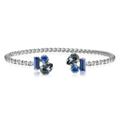 Caroline Svedbom Isa Armband Rhodium / Blue Combo>Caroline Svedbom Armband