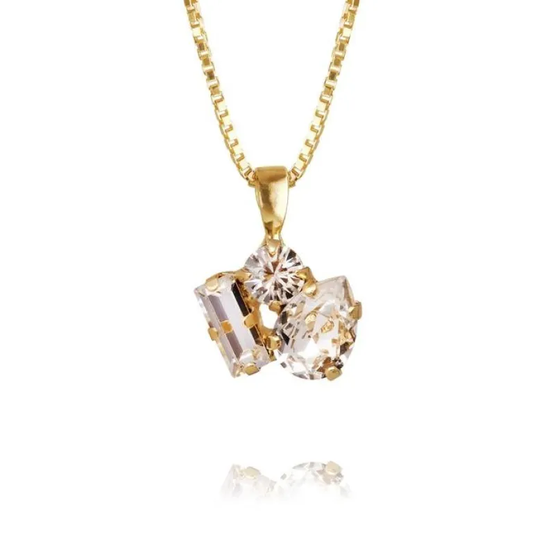 Isa Halsband Guld / Crystal>Caroline Svedbom Best