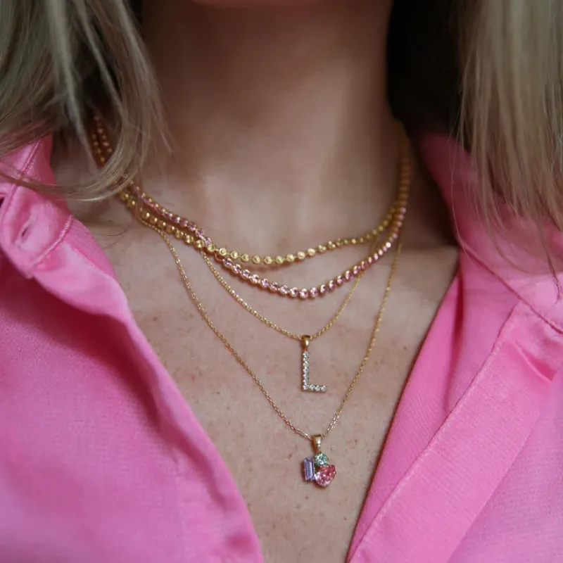 Isa Halsband/ Pastel Combo (Guld)>Caroline Svedbom New