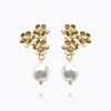 Juni Örhängen / Pearl Crystal (Guld)>Caroline Svedbom Clearance
