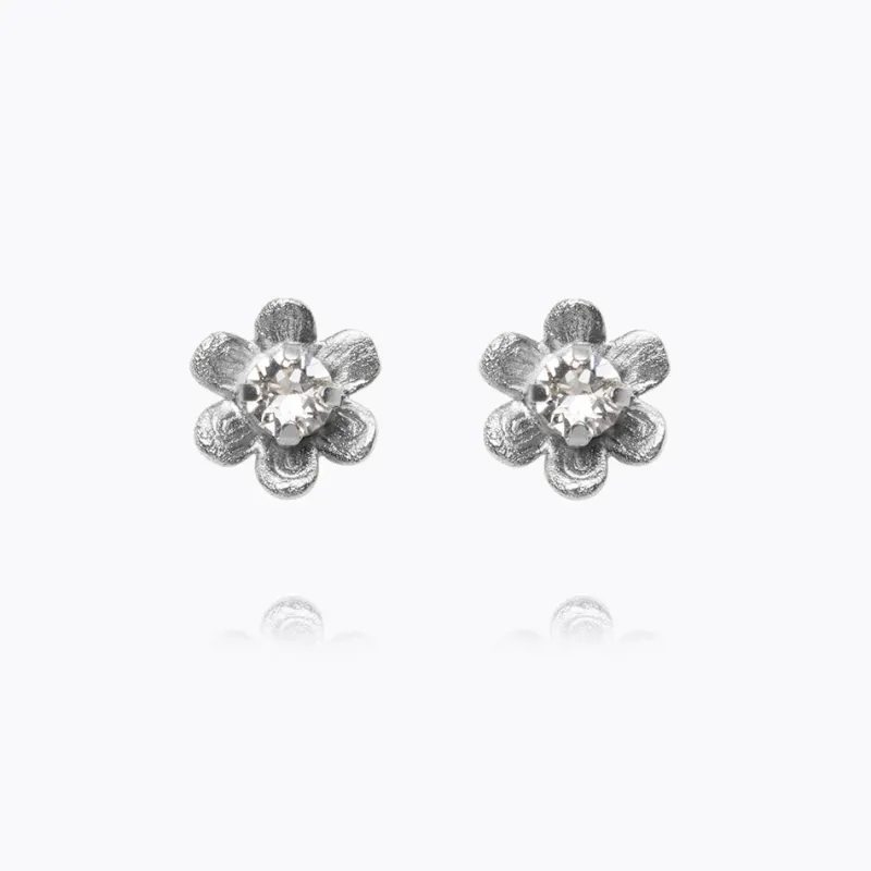 Juni Stud Örhängen / Crystal (Rhodium)>Caroline Svedbom Hot