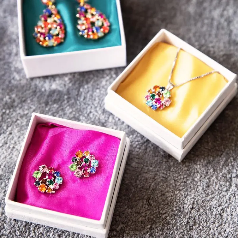 Kassandra Halsband / Rainbow Combo (Rhodium)>Caroline Svedbom Discount