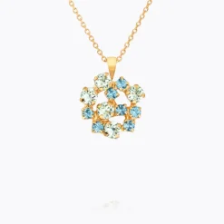 Kassandra Halsband/ Blue Combo (Guld)>Caroline Svedbom Best