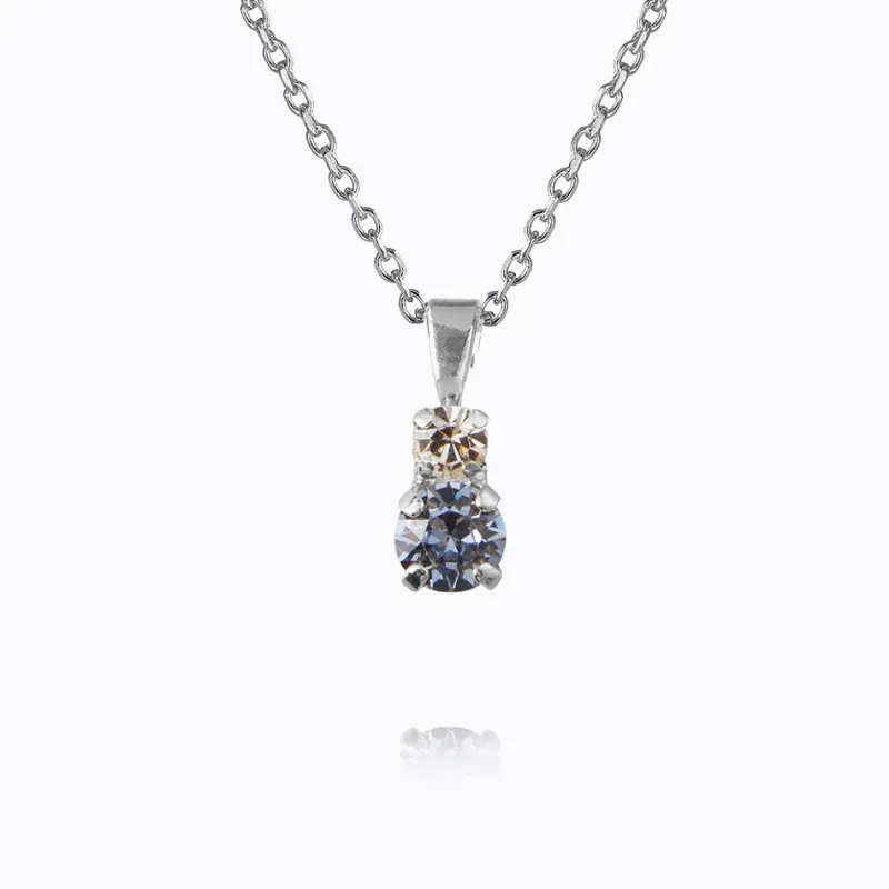 Caroline Svedbom Leah Halsband/ Blue Combo (Rhodium)>Caroline Svedbom Halsband Clearance