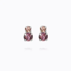 Leah Örhängen / Iris Combo (Rhodium)>Caroline Svedbom New