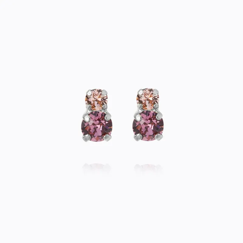 Leah Örhängen / Iris Combo (Rhodium)>Caroline Svedbom New
