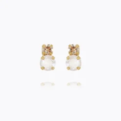 Leah Örhängen / Electric White Combo (Guld)>Caroline Svedbom Online