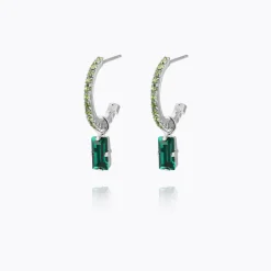 Caroline Svedbom Lucy Örhängen / Emerald + Peridot – Rhodium>Caroline Svedbom Örhängen Online