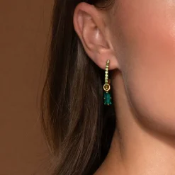 Caroline Svedbom Lucy Örhängen / Emerald + Peridot – Rhodium>Caroline Svedbom Örhängen Online