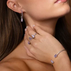 Caroline Svedbom Lucy Örhängen / Violet +Tanzanite – Guld>Caroline Svedbom Örhängen Best
