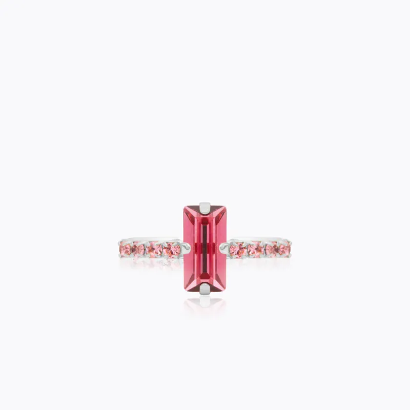 Caroline Svedbom Lucy Ring / Rose + Light Rose – Rhodium>Caroline Svedbom Ringar