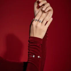 Caroline Svedbom Lucy Ring / Crystal – Guld>Caroline Svedbom Ringar