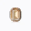 Caroline Svedbom Lydia Cocktail Ring / Golden Shadow (Rhodium)>Caroline Svedbom Ringar Outlet
