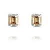 Lydia Stud Örhängen / Golden Shadow (Rhodium)>Caroline Svedbom Outlet