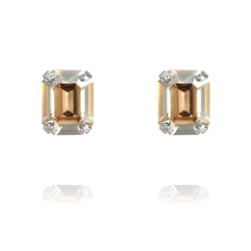 Lydia Stud Örhängen / Golden Shadow (Rhodium)>Caroline Svedbom Outlet