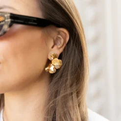 Malva Örhängen Crystal – Guld><noscript><img width=
