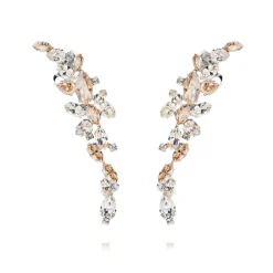 Marry Me Earcuff / Crystal + Golden Shadow (Rhodium)>Caroline Svedbom