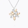 Caroline Svedbom Melia Halsband/ Crystal / Golden Shadow (Rhodium)> New