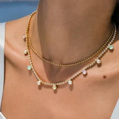 Millie Halsband / Soft Pastel Combo (Guld)><noscript><img width=