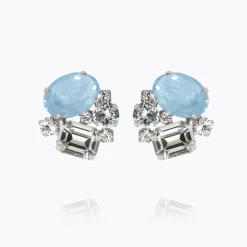 Mini Carolina Örhängen / Sky Combo (Rhodium)>Caroline Svedbom Outlet