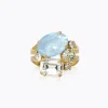 Mini Carolina Ring / Sky Combo (Guld)>Caroline Svedbom