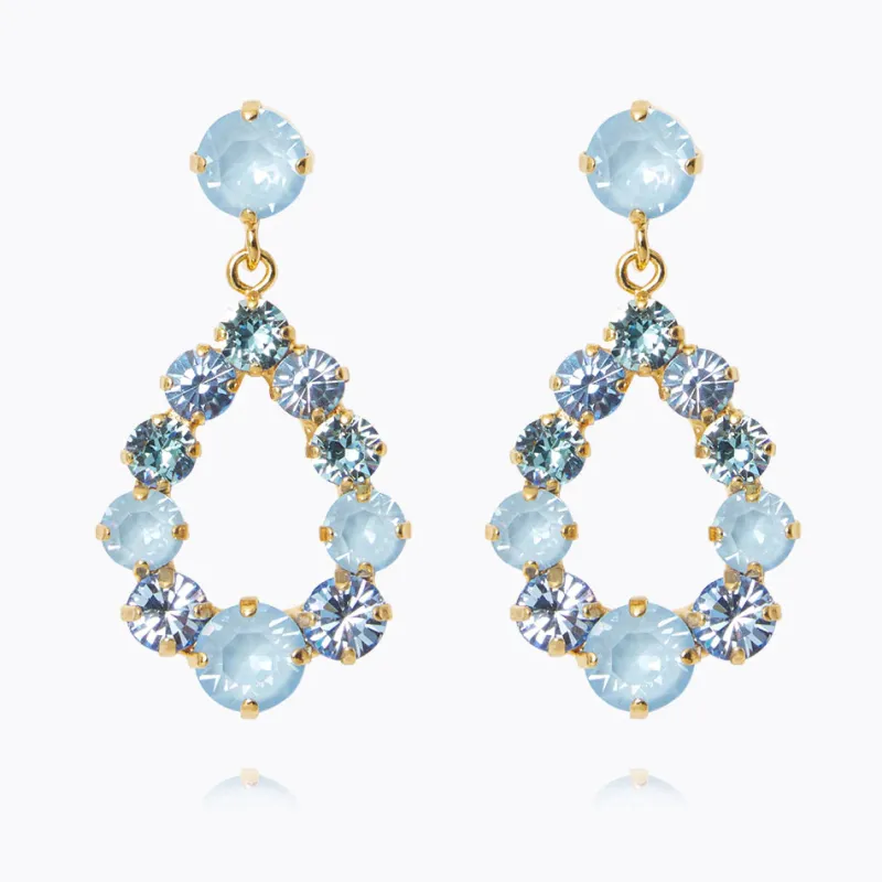 Mini Dehlia Örhängen / Sky Combo (Guld)>Caroline Svedbom Outlet