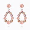 Mini Delia Örhängen/ Flamingo Combo (Rhodium)>Caroline Svedbom New