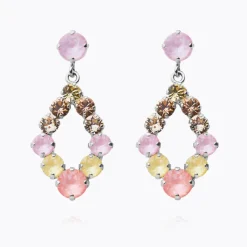 Mini Delia Örhängen / Dreamscape Combo (Rhodium)>Caroline Svedbom New