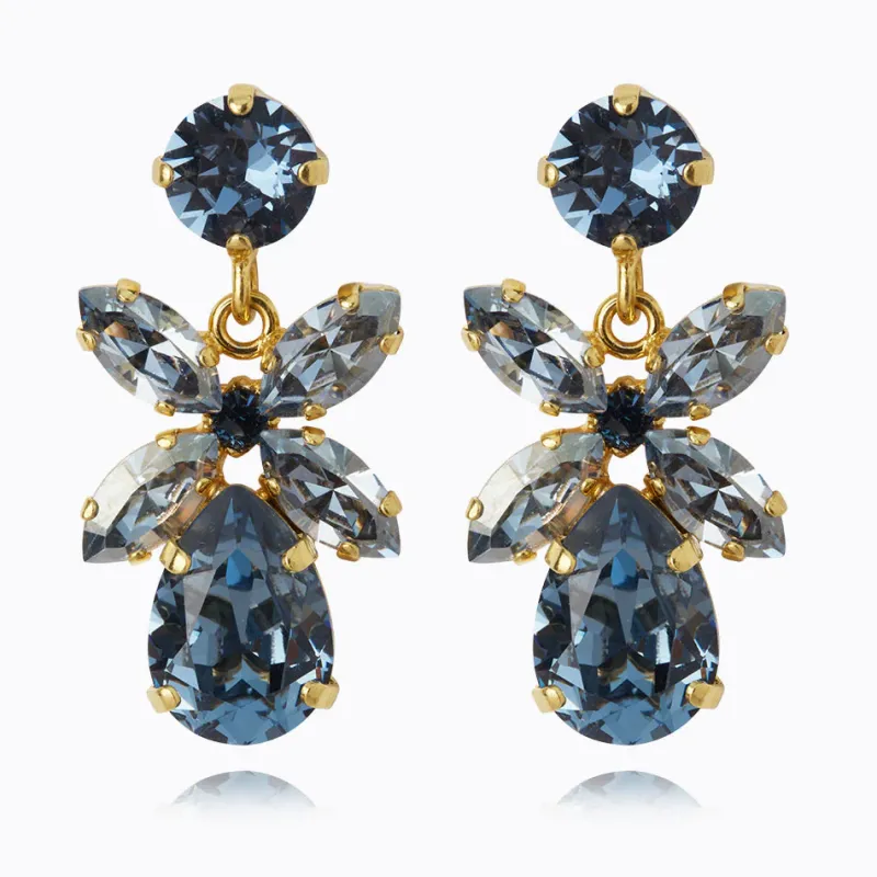 Caroline Svedbom Mini Dione Örhängen/ Denim Blue + Blue Shade (Guld)>Caroline Svedbom Örhängen New