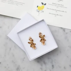Mini Dione Örhängen / Topaz Combo (Guld)>Caroline Svedbom Best