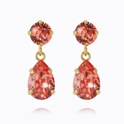 Mini Drop Örhängen/ Rose Peach (Guld)>Caroline Svedbom Clearance