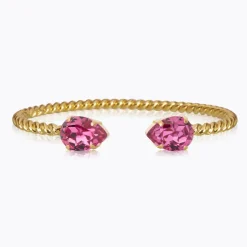 Caroline Svedbom Mini Drop Armband, Dark Rose – Guld>Caroline Svedbom Armband Hot